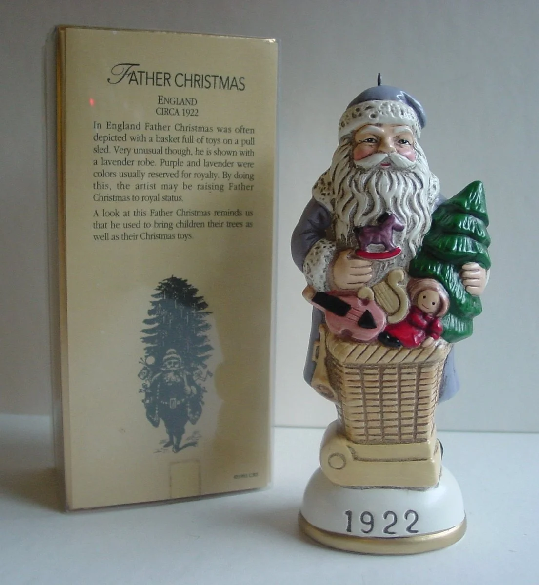 クリスマスプレート Santa in Europe 1999 クリスマスプレート Santa in Europe 1999 工芸品